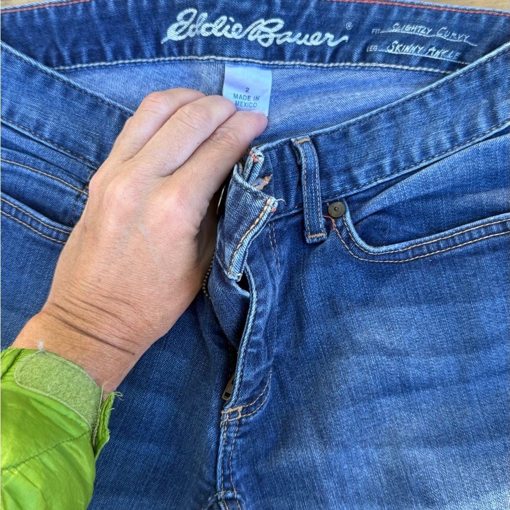Eddie Bauer Women's Blue Skinny Jeans